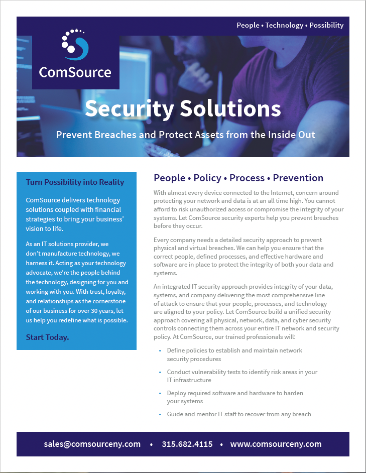 ComSource IT Security Services